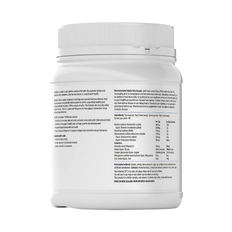Joint Formula + MSM Lemon Powder