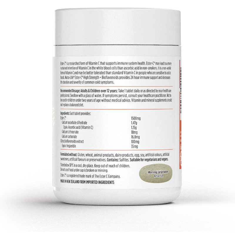 Ester-C High Strength + Bioflavonoids