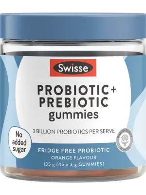 Swisse Probiotic + Prebiotic Gummies - 45 Gummies