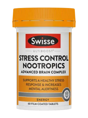 Swisse Ultiboost Stress Control Nootropics 60 Tablets