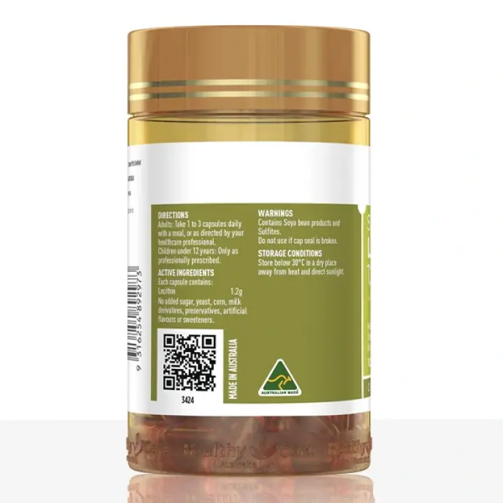 Super Lecithin 1200mg- 100 Capsules