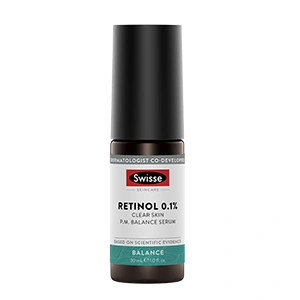 Swisse Skincare Retinol 0.1% Clear Skin P.M. Balance Serum