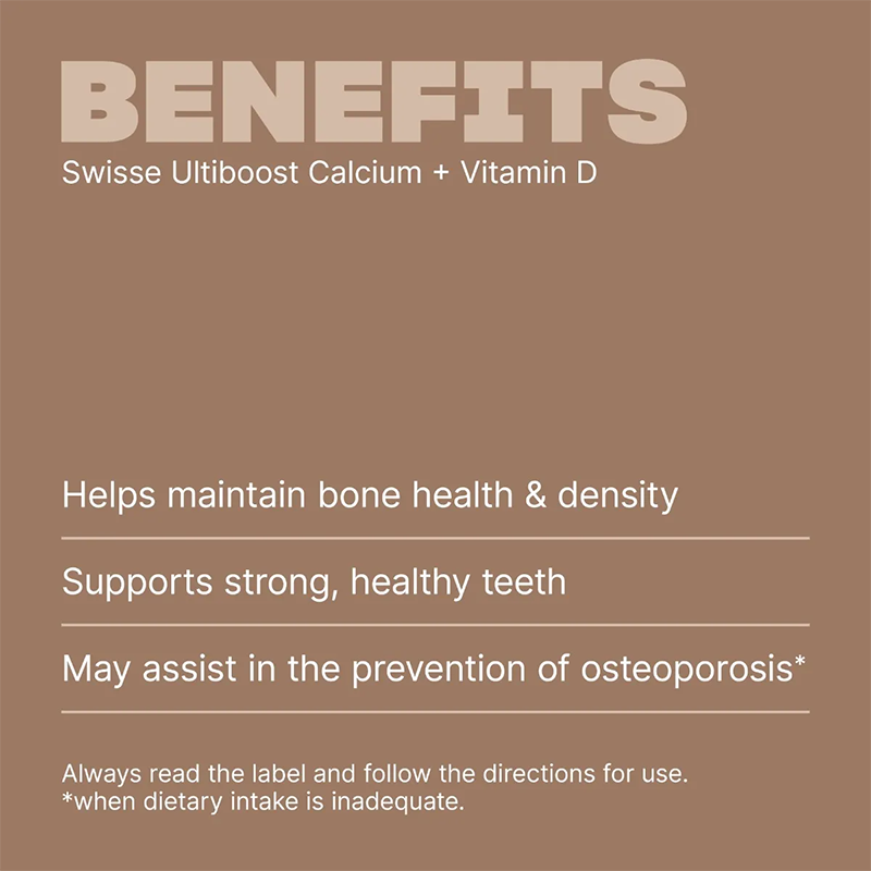 Swisse Ultiboost Calcium + Vitamin D