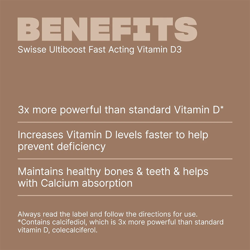 Swisse Ultiboost Fast Acting Vitamin D3