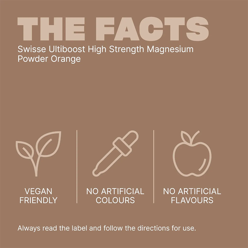 Swisse Ultiboost High Strength Magnesium Powder Orange