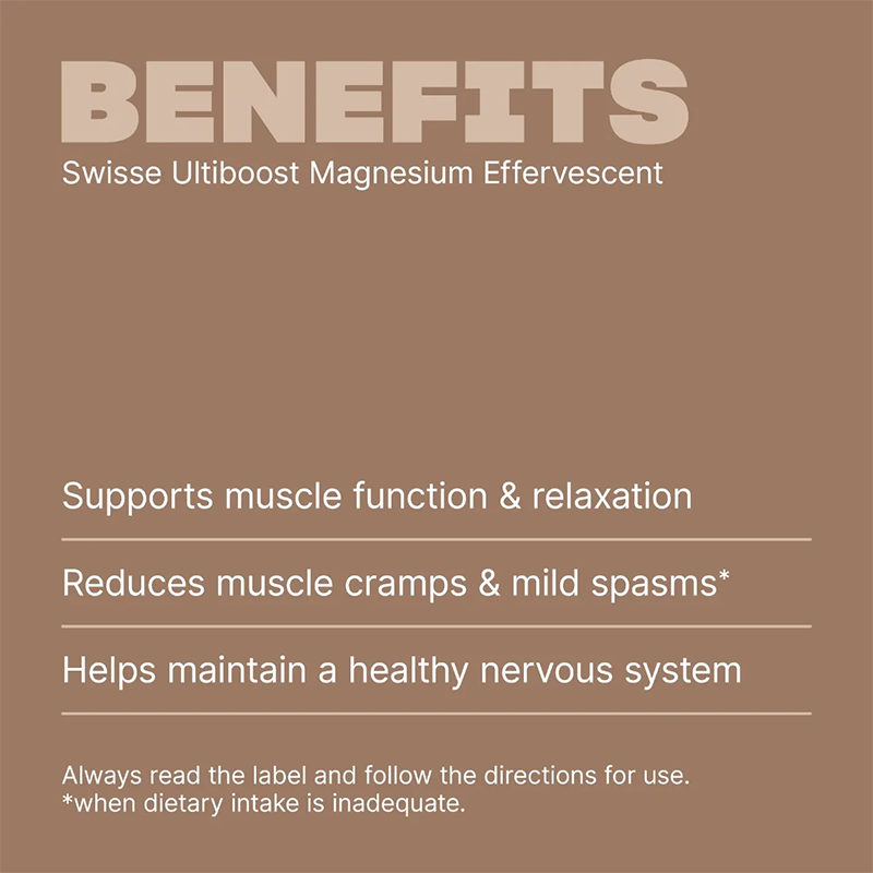 Swisse Ultiboost Magnesium Effervescent