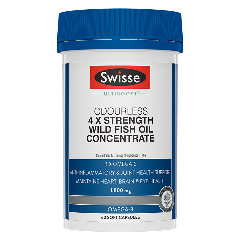 Swisse Ultiboost Odourless 4× Strength Wild Fish Oil in Bangladesh