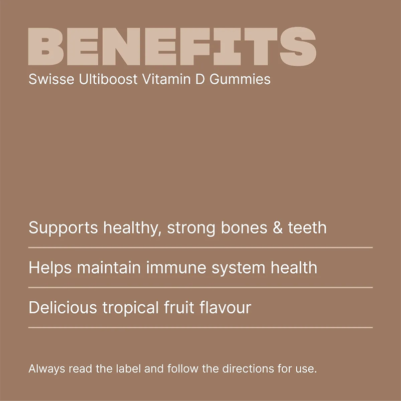 Swisse Ultiboost Vitamin D Gummies