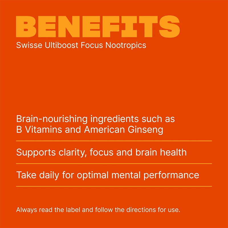 Swisse Ultiboost Focus Nootropics
