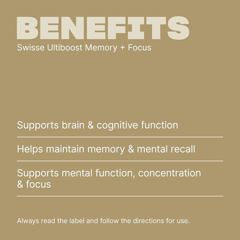Swisse Ultiboost Memory + Focus