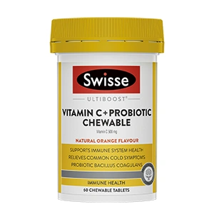 Swisse Ultiboost Vitamin C + Probiotic Chewable