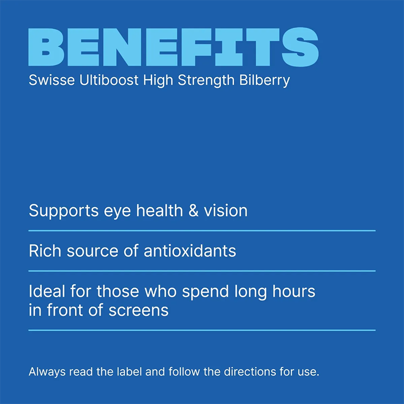 Swisse Ultiboost High Strength Bilberry