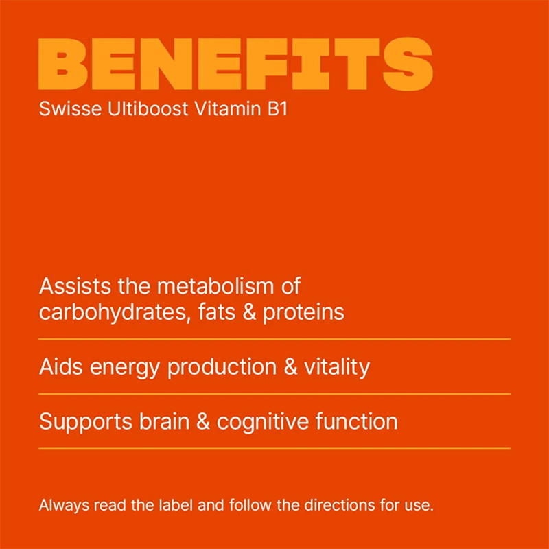 Swisse Ultiboost Vitamin B1