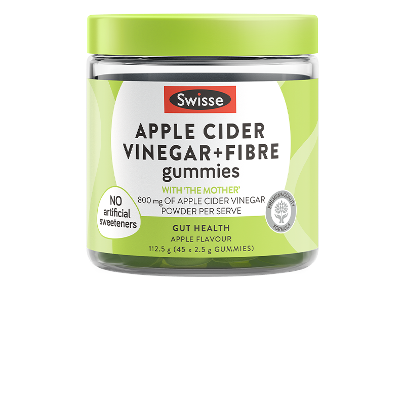 Swisse Apple Cider Vinegar + Fibre Gummies