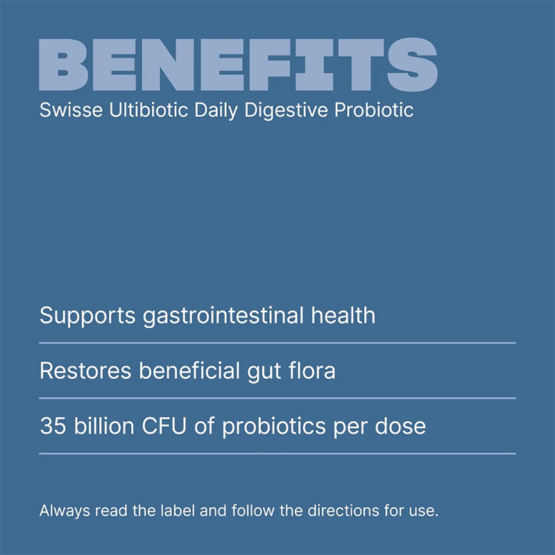 Swisse Ultibiotic Daily Digestive Probiotic