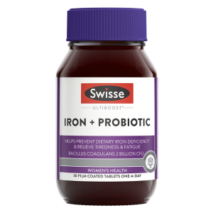 Swisse Ultiboost Iron + Probiotic