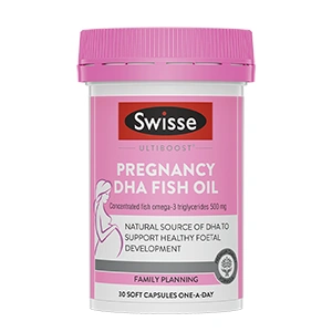 Swisse Ultiboost Pregnancy DHA Fish Oil