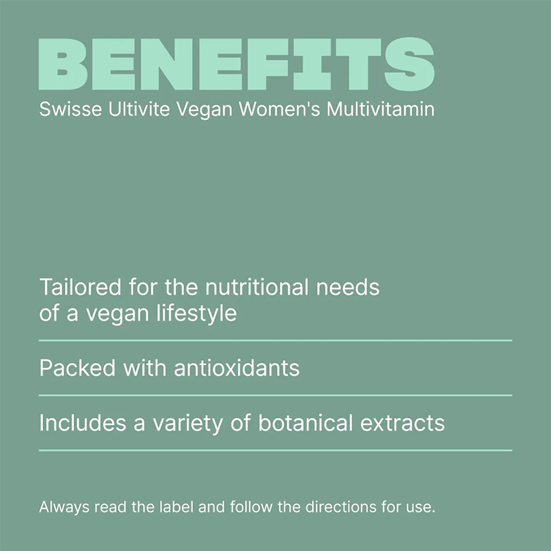 Swisse Ultivite Vegan Women's Multivitamin