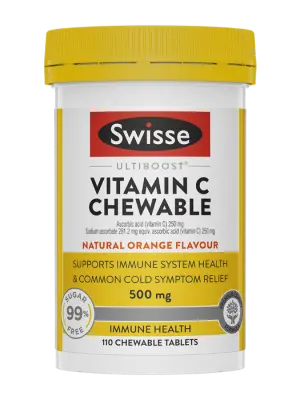Swisse Ultiboost Vitamin C Chewable - 110 Chewable Tablets