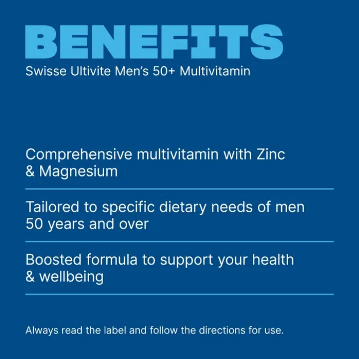 Men's 50+ Multivitamin - 60 Tablets