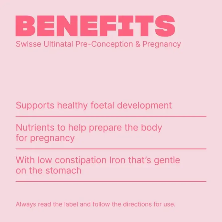 Pre-Conception & Pregnancy Multivitamin - 180 Capsules