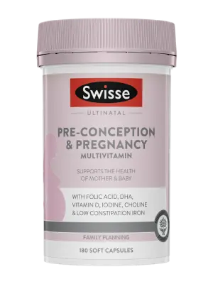 Pre-Conception & Pregnancy Multivitamin - 180 Capsules