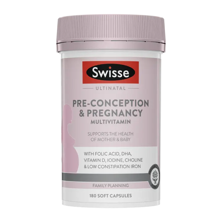 Pre-Conception & Pregnancy Multivitamin - 180 Capsules