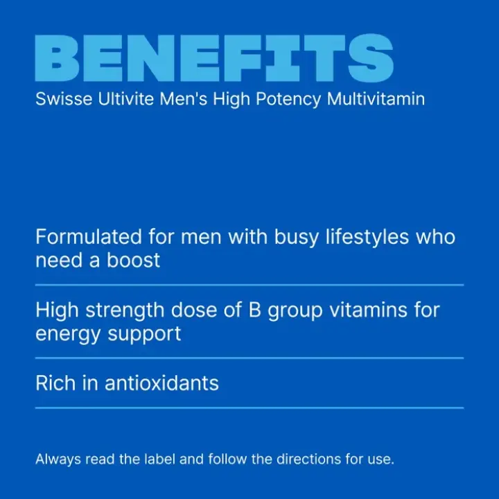 Men's High Potency Multivitamin - 40 Tablets