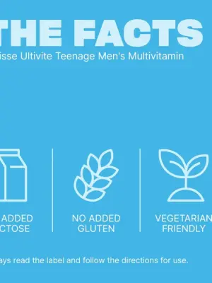 Teenage Men's Multivitamin - 60 Tablets