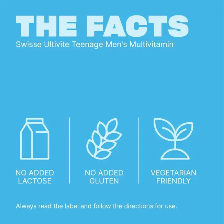 Teenage Men's Multivitamin - 60 Tablets