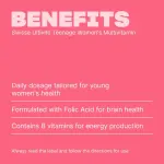 Teenage Women's Multivitamin - 60 Tablets