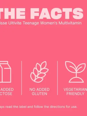Teenage Women's Multivitamin - 60 Tablets