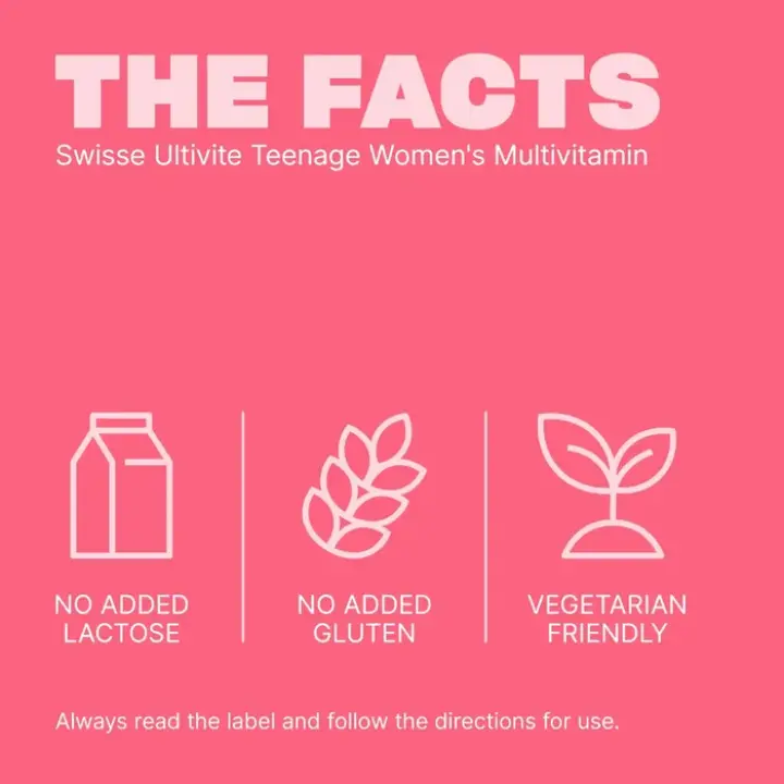 Teenage Women's Multivitamin - 60 Tablets