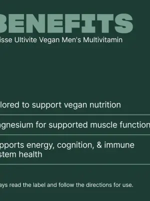 Vegan Men's Multivitamin - 60 Tablets