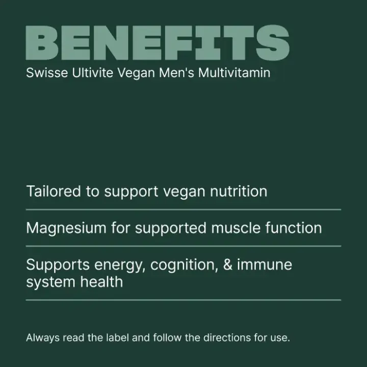 Vegan Men's Multivitamin - 60 Tablets