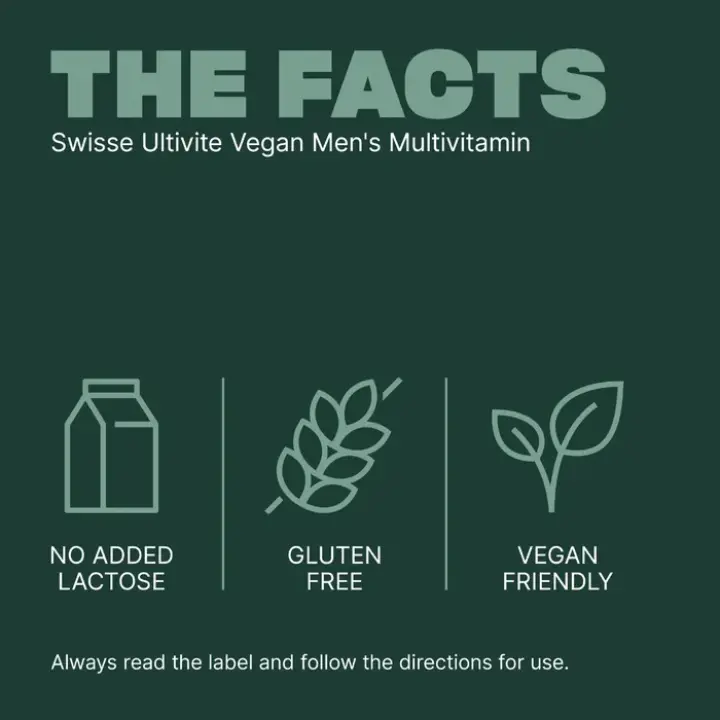 Vegan Men's Multivitamin - 60 Tablets