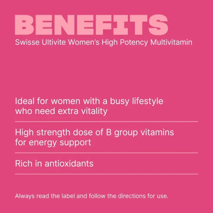Women's High Potency Multivitamin - 40 Tablets