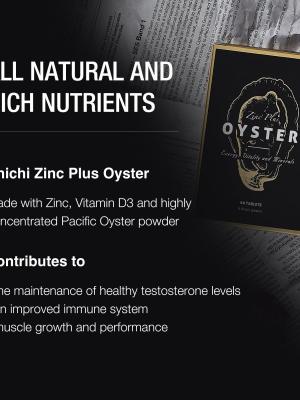 UNICHI ZINC PLUS OYSTER - 60 Capsules