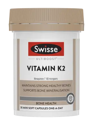Swisse Ultiboost Vitamin K2 - 30 Soft Capsules